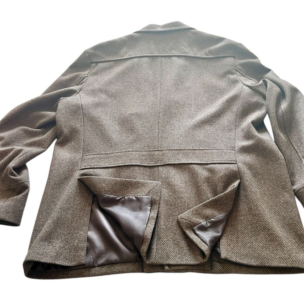 JoS A Bank Reserve Jacket Overcoat 2 in 1 Xtra Large Wool Blend Removable Lining - Picture 5 of 16